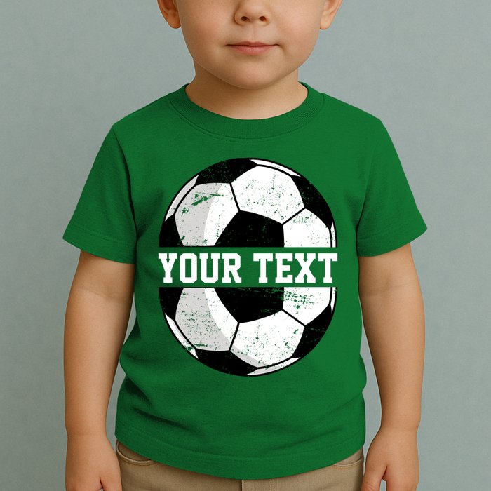 Personalized Soccer Name Custom Family Game Day Toddler T-Shirt