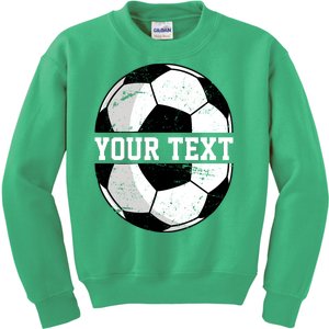 Personalized Soccer Name Custom Family Game Day Kids Sweatshirt