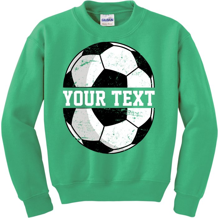 Personalized Soccer Name Custom Family Game Day Kids Sweatshirt