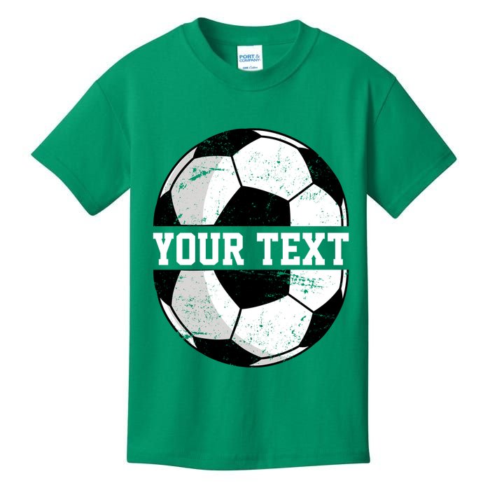 Personalized Soccer Name Custom Family Game Day Kids T-Shirt