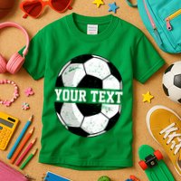 Personalized Soccer Name Custom Family Game Day Kids T-Shirt