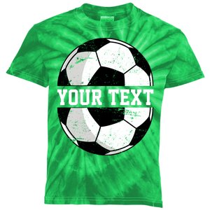 Personalized Soccer Name Custom Family Game Day Kids Tie-Dye T-Shirt