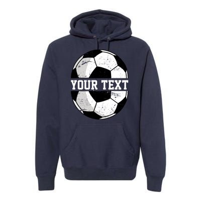 Personalized Soccer Name Custom Family Game Day Premium Hoodie