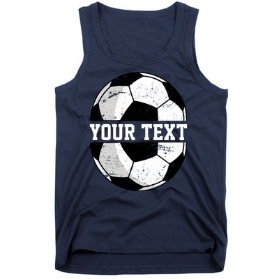 Personalized Soccer Name Custom Family Game Day Tank Top