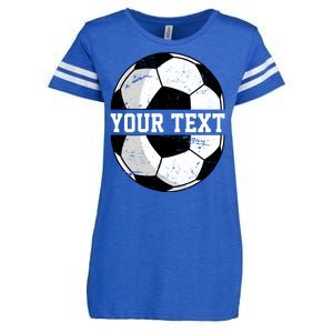 Personalized Soccer Name Custom Family Game Day Enza Ladies Jersey Football T-Shirt