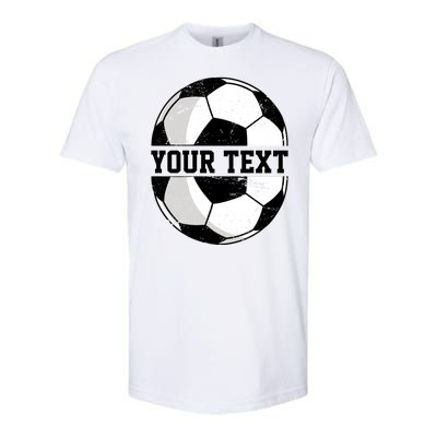 Personalized Soccer Name Custom Family Game Day Softstyle CVC T-Shirt