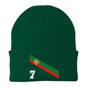 Portugal Soccer Number 7 Portugese Football Sports Lover Fan Knit Cap Winter Beanie