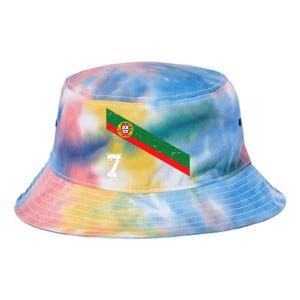 Portugal Soccer Number 7 Portugese Football Sports Lover Fan Tie Dye Newport Bucket Hat