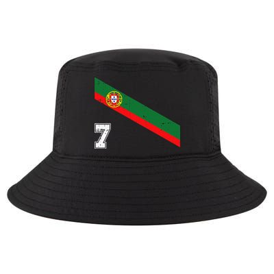 Portugal Soccer Number 7 Portugese Football Sports Lover Fan Cool Comfort Performance Bucket Hat