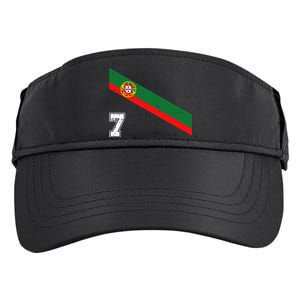 Portugal Soccer Number 7 Portugese Football Sports Lover Fan Adult Drive Performance Visor