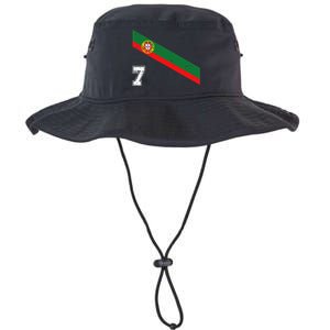 Portugal Soccer Number 7 Portugese Football Sports Lover Fan Legacy Cool Fit Booney Bucket Hat