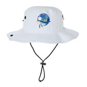 Painted Starry Night Whale Legacy Cool Fit Booney Bucket Hat