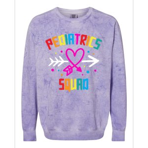 Pediatrics Squad Nurse Cute Meaningful Gift Colorblast Crewneck Sweatshirt