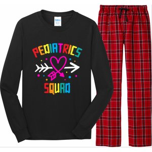 Pediatrics Squad Nurse Cute Meaningful Gift Long Sleeve Pajama Set