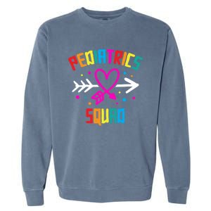 Pediatrics Squad Nurse Cute Meaningful Gift Garment-Dyed Sweatshirt