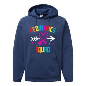 Pediatrics Squad Nurse Cute Meaningful Gift Performance Fleece Hoodie