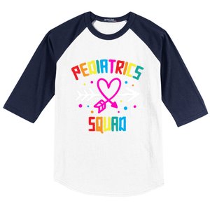 Pediatrics Squad Nurse Cute Meaningful Gift Baseball Sleeve Shirt