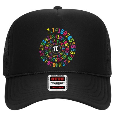 Pi Spiral Novelty Math Geek 3.14 Pi Day Trucker Hat
