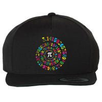 Pi Spiral Novelty Math Geek 3.14 Pi Day Wool Snapback Cap