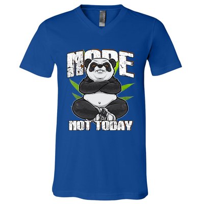 Panda Style Nope Not Today Great Gift V-Neck T-Shirt