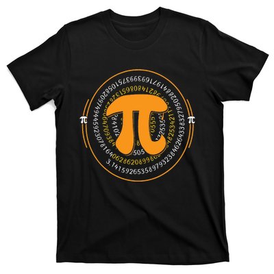 Pi Spiral Novelty Math Geek 3.14 Happy Pi Day T-Shirt