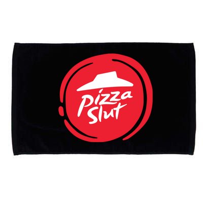 Pizza Slut No One Outpizzas The Slut Funny Pizza Microfiber Hand Towel