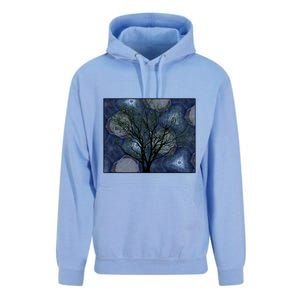 Pretty Stars Night Sky Tree Design Gift Unisex Surf Hoodie