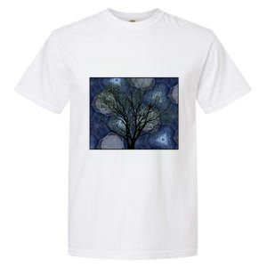 Pretty Stars Night Sky Tree Design Gift Garment-Dyed Heavyweight T-Shirt