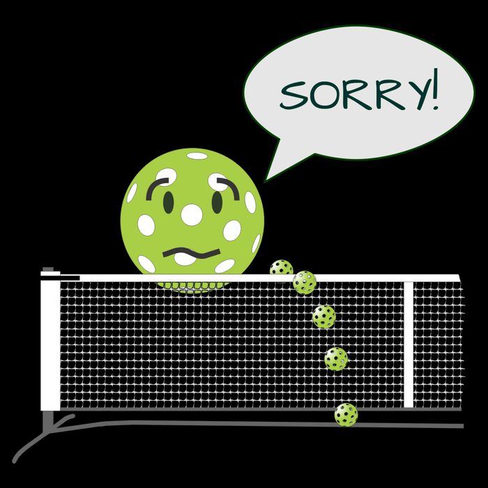 Pickleball Sorry Not Sorry Cropped Pullover Crew