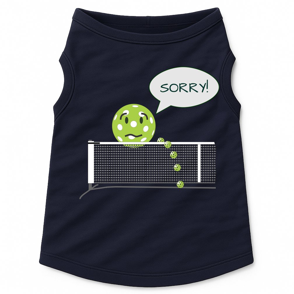 Pickleball Sorry Not Sorry Doggie Tank