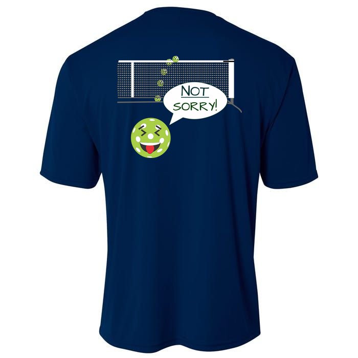 Pickleball Sorry Not Sorry Cooling Performance Crew T-Shirt