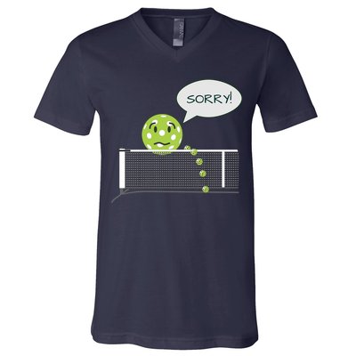Pickleball Sorry Not Sorry V-Neck T-Shirt