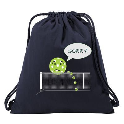Pickleball Sorry Not Sorry Drawstring Bag