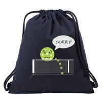 Pickleball Sorry Not Sorry Drawstring Bag