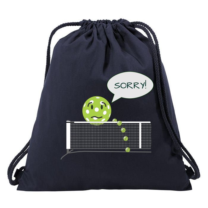 Pickleball Sorry Not Sorry Drawstring Bag