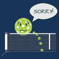 Pickleball Sorry Not Sorry Drawstring Bag