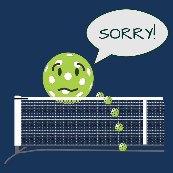Pickleball Sorry Not Sorry Drawstring Bag