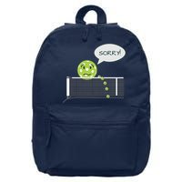 Pickleball Sorry Not Sorry 16 in Basic Backpack