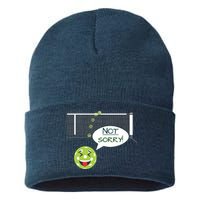 Pickleball Sorry Not Sorry Sustainable Knit Beanie