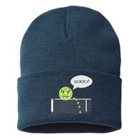 Pickleball Sorry Not Sorry Sustainable Knit Beanie