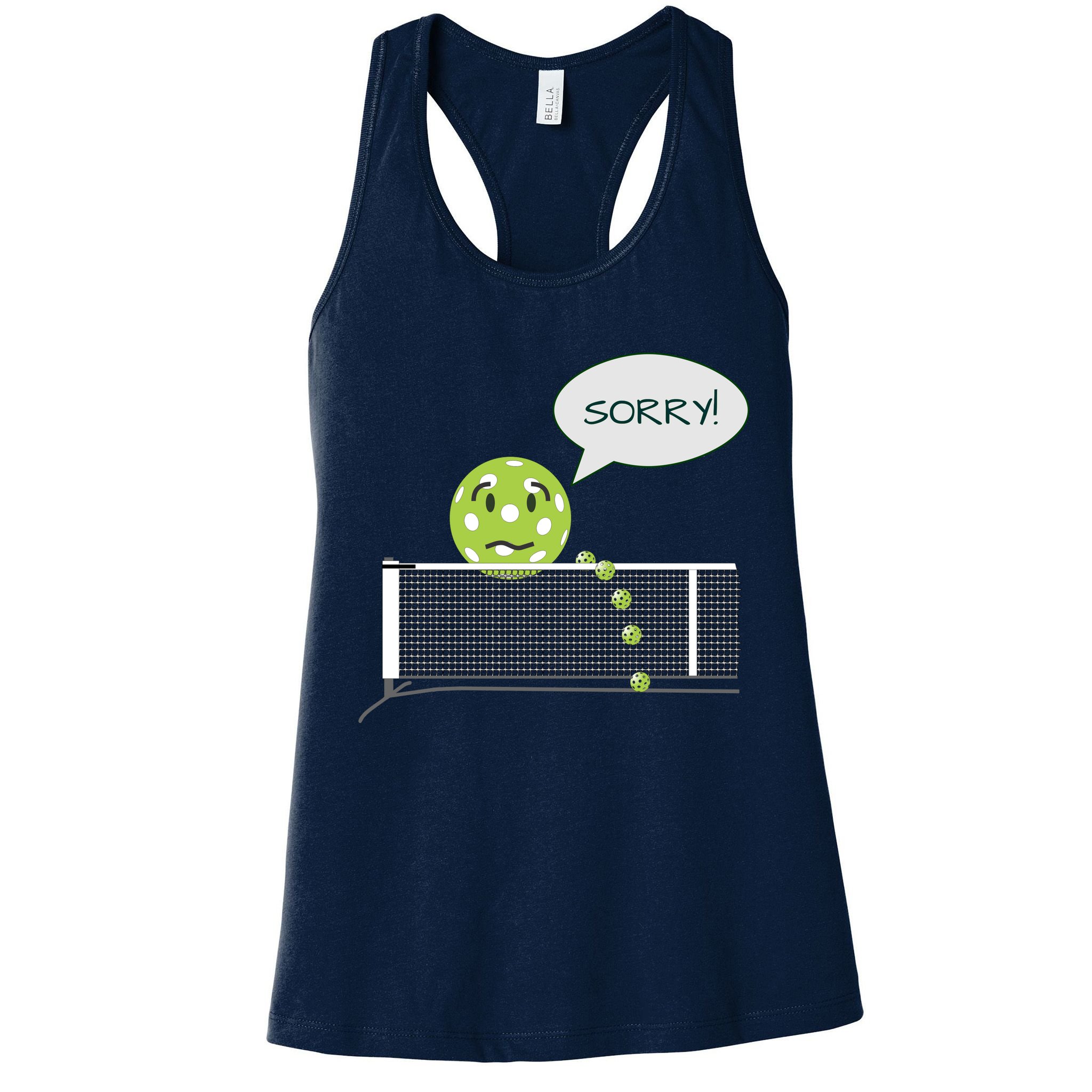 Pickleball Sorry Not Sorry Womens Tank Top