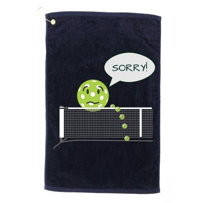 Pickleball Sorry Not Sorry Golf Towel