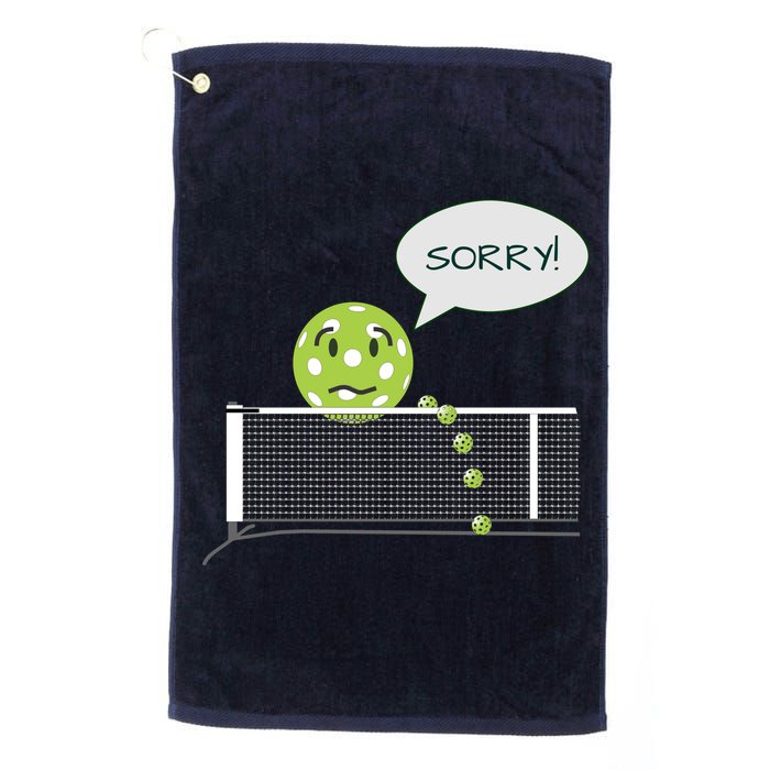 Pickleball Sorry Not Sorry Golf Towel