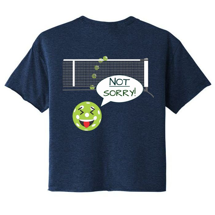 Pickleball Sorry Not Sorry Women's Crop Top Tee