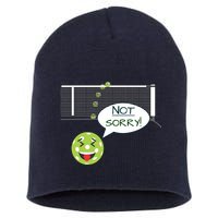 Pickleball Sorry Not Sorry Short Acrylic Beanie
