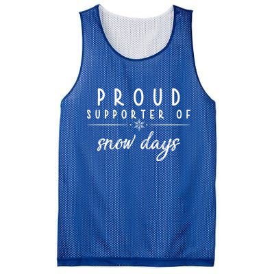 Proud Supporter Of Snow Days Mesh Reversible Basketball Jersey Tank
