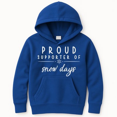 Proud Supporter Of Snow Days Kids Hoodie