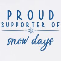 Proud Supporter Of Snow Days Garment-Dyed Sweatshirt