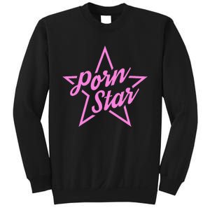 Porn Star Outline Graphic Sweatshirt