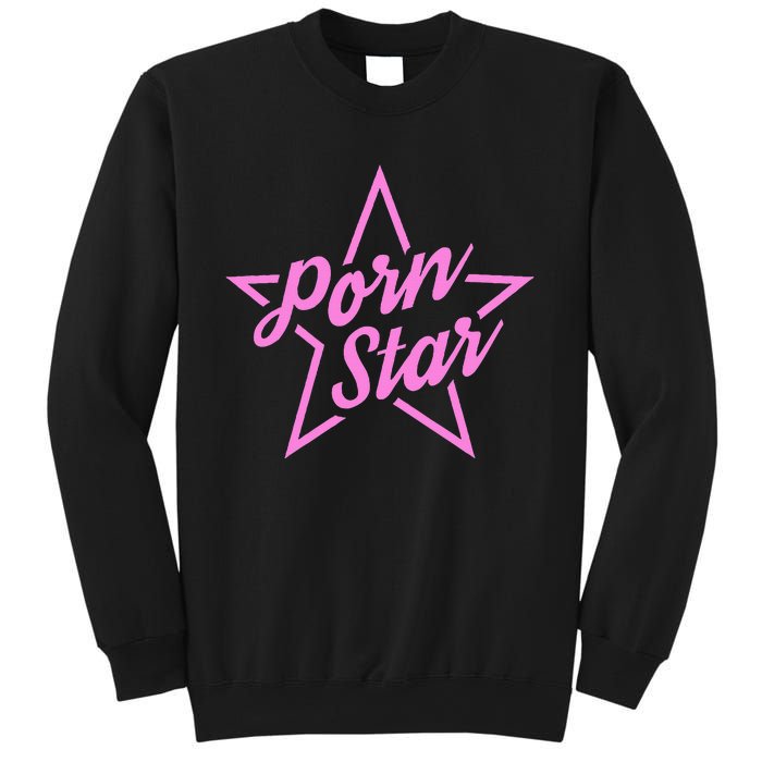 Porn Star Outline Graphic Sweatshirt